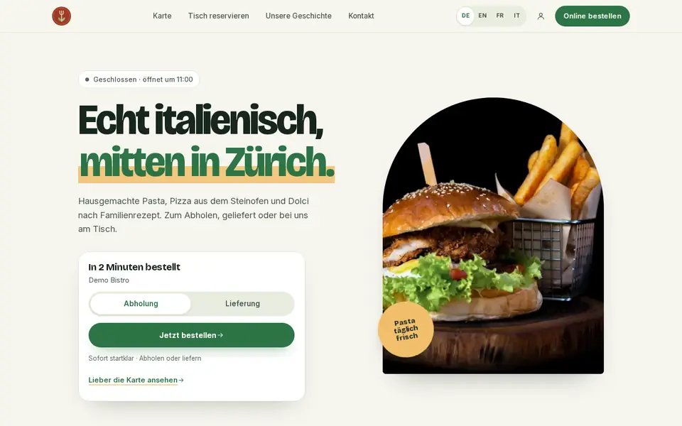 Fresh Market — Website themes